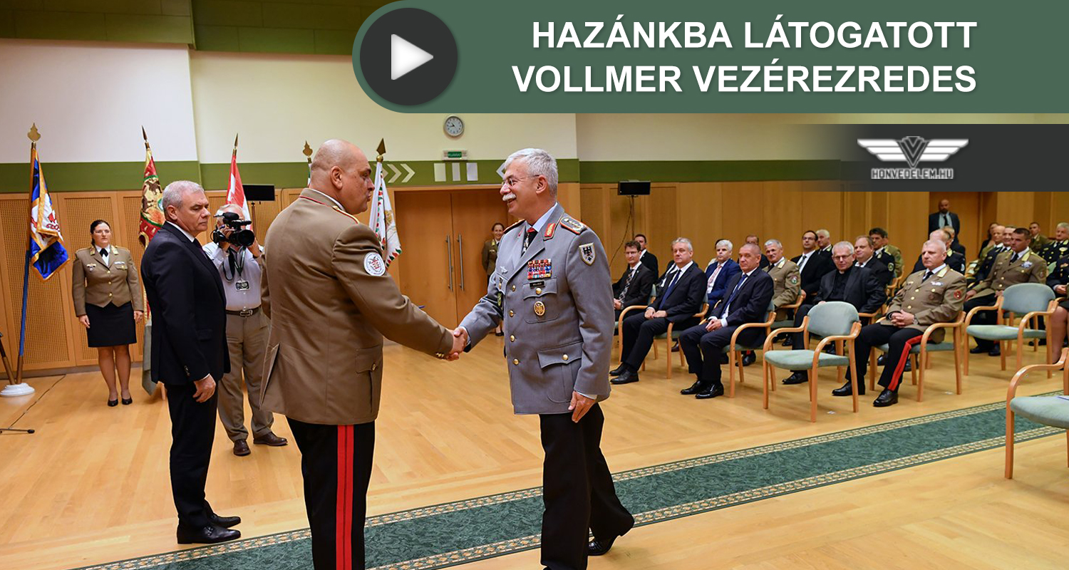 Hazánkba látogatott Vollmer vezérezredes