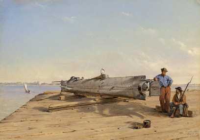 Conrad_Wise_Chapman_-_Submarine_Torpedo_Boat_H.L._Hunley,_Dec._6,_1863