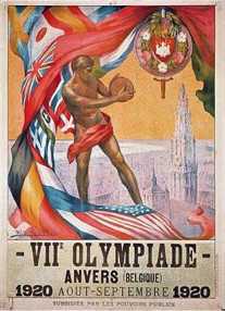 Az antwerpeni olimpia plakátja_multkor