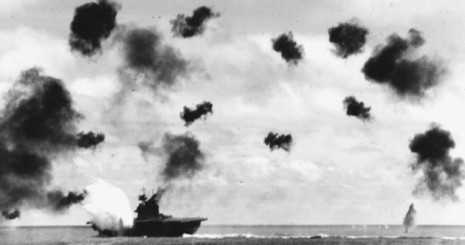 Japán légitámadás a Yorktown ellen