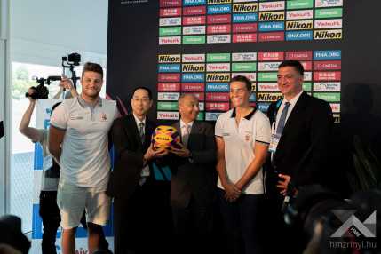 FINA 2022 vizes világbajnokság nemzetközi sajtótájékoztató KLAC3623