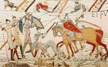 6 A normann hódítás a Bayeux-i Kárpit ábrázolásán