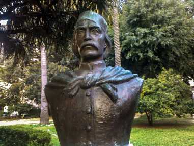 Tüköry-szobor Palermóban (Boldogfai Farkas Sándor, 1937; Ráday Mihály felvétele)